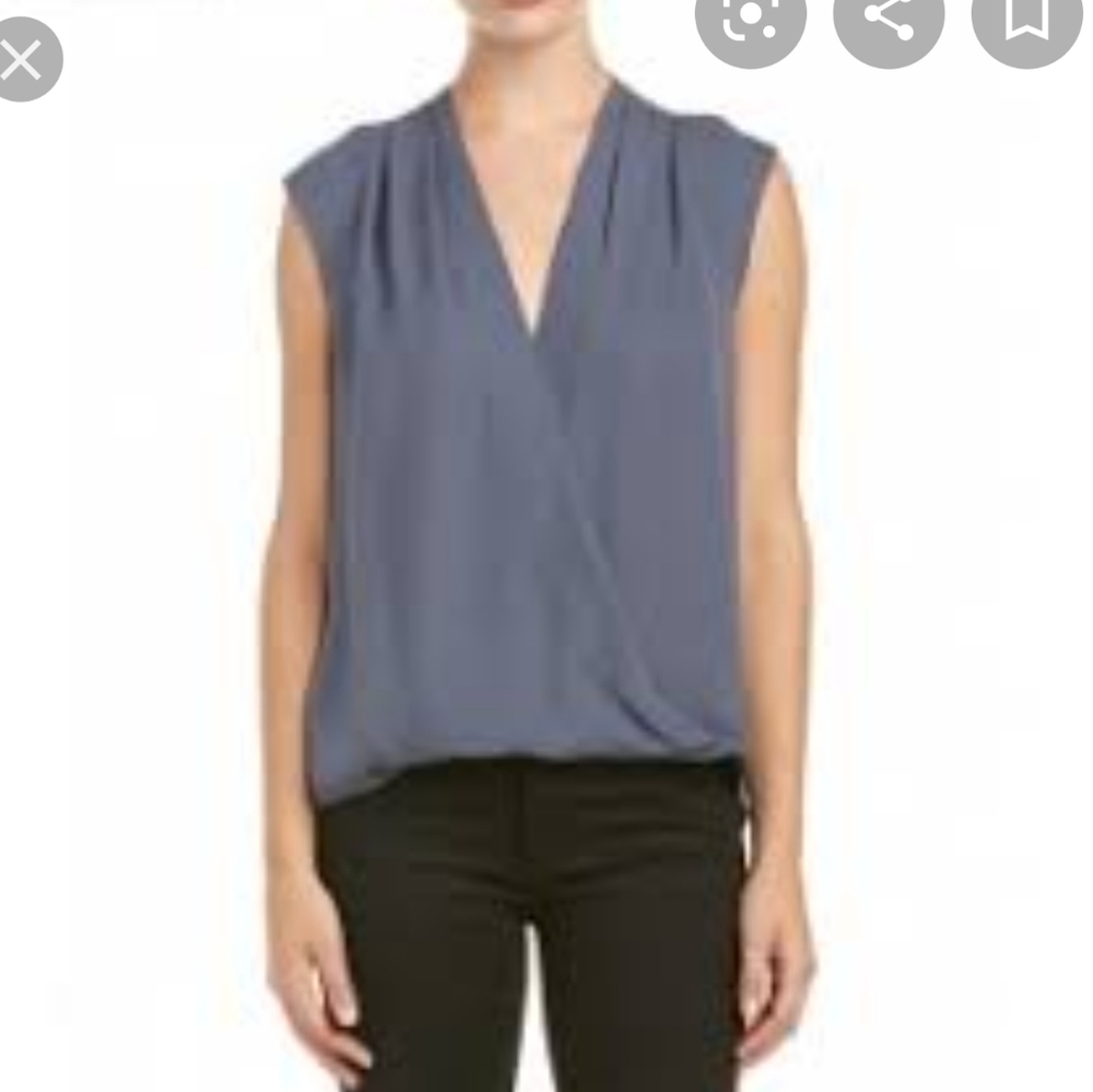 NWT Rebecca Taylor Wrap Blouse